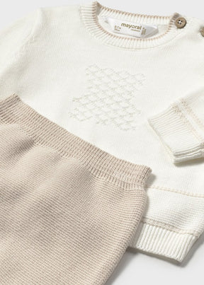 Conjunto Polaina Tejido Beige Bunnies