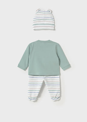 Conjunto Polaina y Gorro Blue Mint