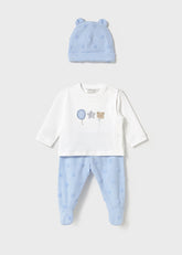 Conjunto Polaina y Gorro Ositos