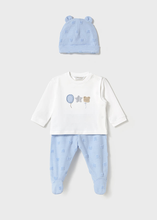 Conjunto Polaina y Gorro Ositos