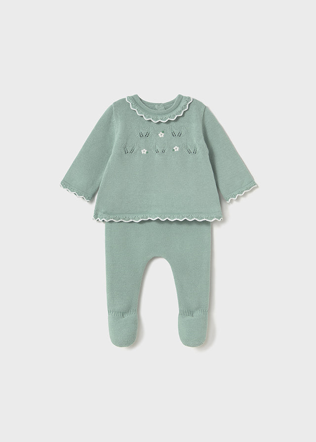 Conjunto Polaina Tejido Jade