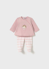 Conjunto Polaina Rosa Baby