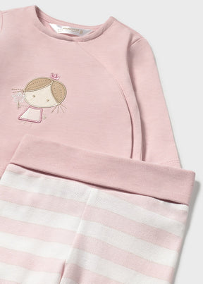 Conjunto Polaina Rosa Baby