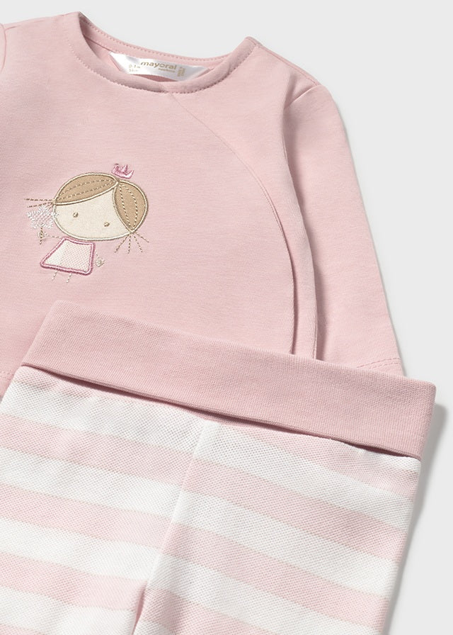 Conjunto Polaina Rosa Baby