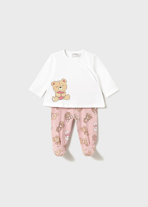 Conjunto Polaina Rosa Baby