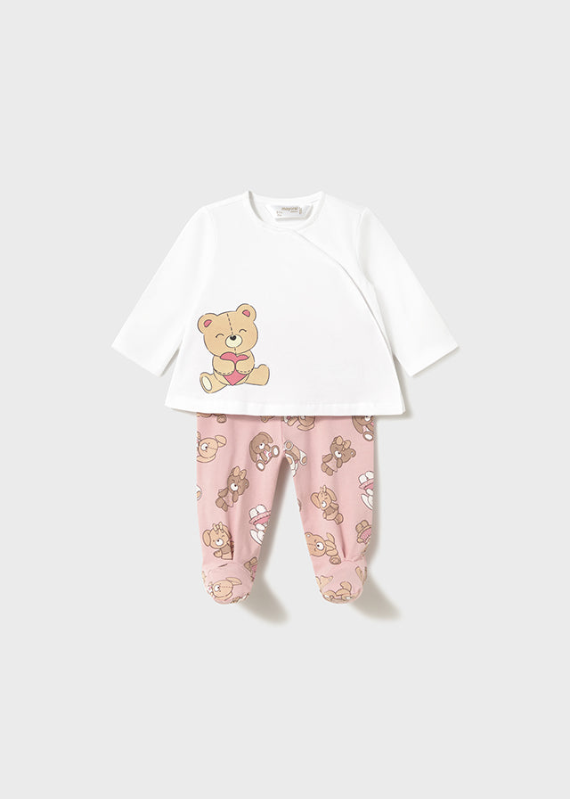 Conjunto Polaina Rosa Baby