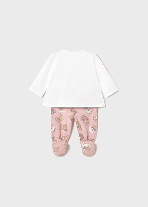 Conjunto Polaina Rosa Baby