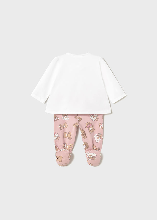 Conjunto Polaina Rosa Baby