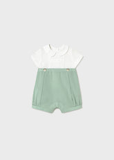Pelele Lino Ceremonia Blue Mint