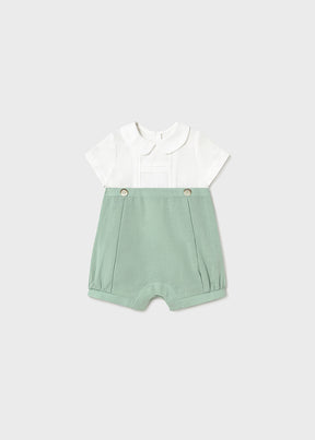 Pelele Lino Ceremonia Blue Mint
