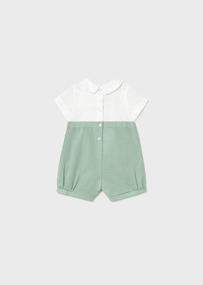 Pelele Lino Ceremonia Blue Mint