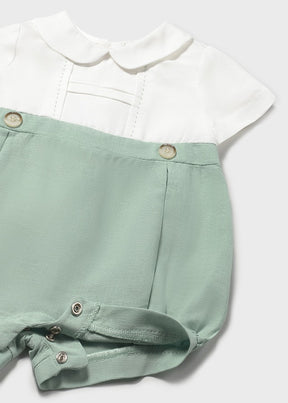 Pelele Lino Ceremonia Blue Mint