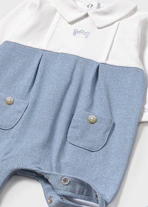 Pelele Largo Cuello Blue Mint