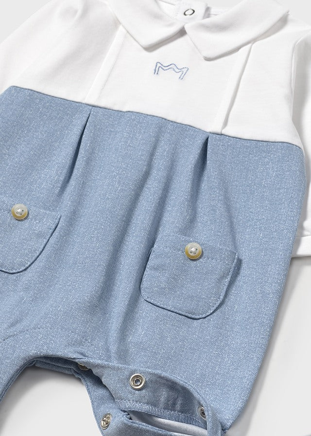 Pelele Largo Cuello Blue Mint