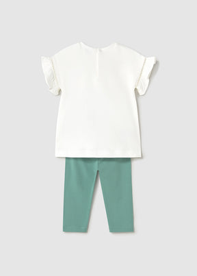 Conjunto Leggings Vestir Turquoise