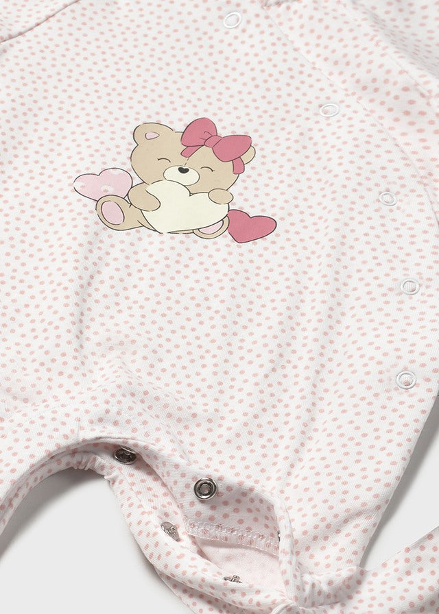 Pijama Largo Rosa Baby