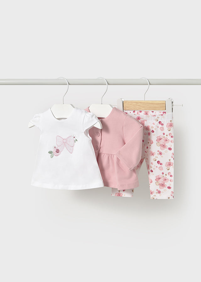 Conjunto Leggings Chaqueta Rosa Baby