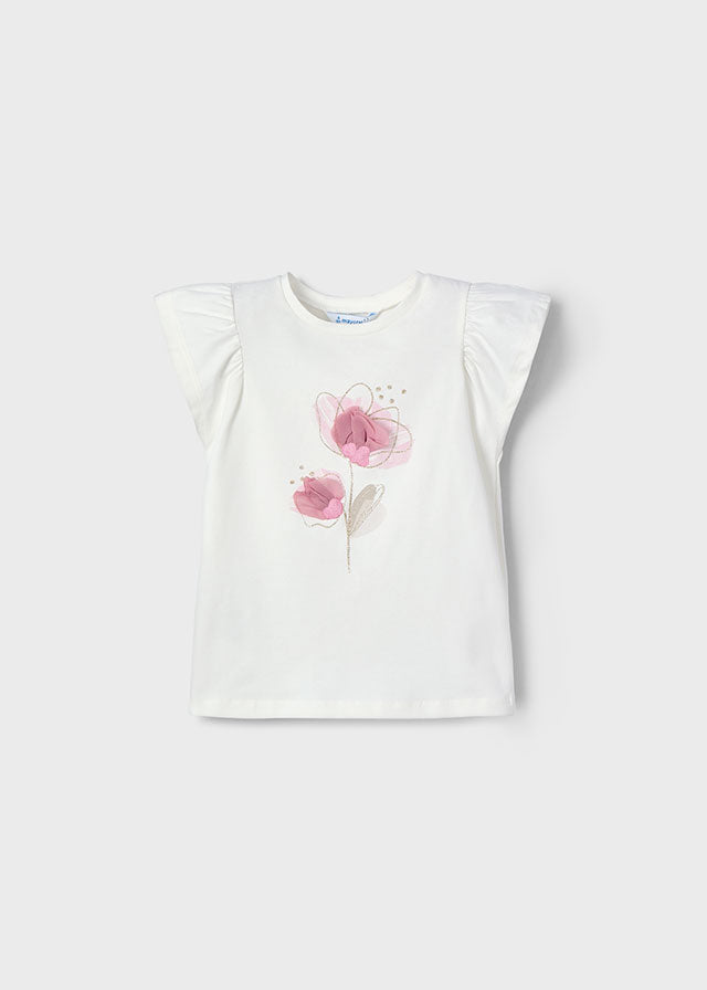 Camiseta Flor Mint Rosé