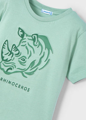 Camiseta Rinoceronte Amazonia - Minibhu