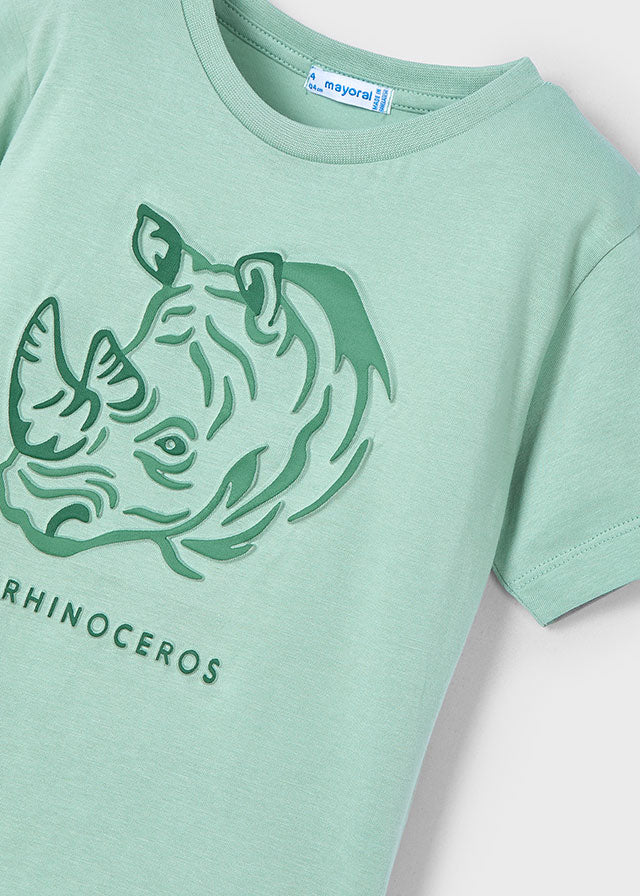 Camiseta Rinoceronte Amazonia - Minibhu