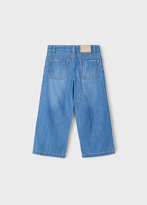 Pantalón Largo Denim Fluido Malva