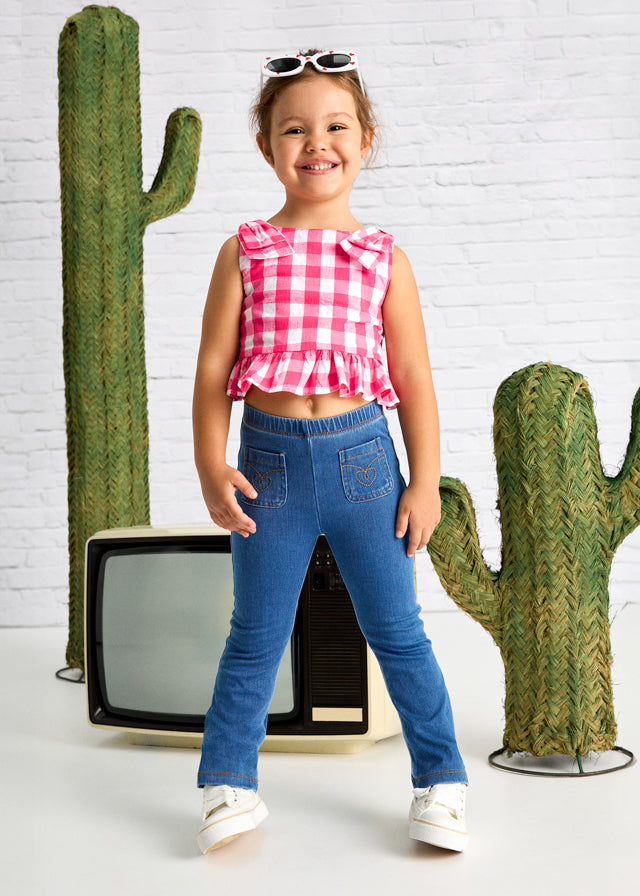 Leggings Acampanado Denim Cerulean