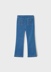 Leggings Flare Denim Cerulean