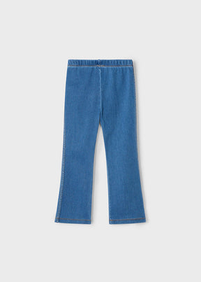 Leggings Flare Denim Cerulean