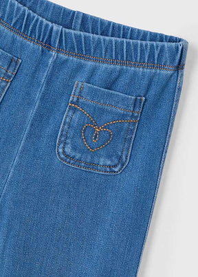 Leggings Flare Denim Cerulean