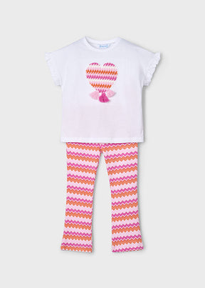 Conjunto Leggings Tobillero Malva