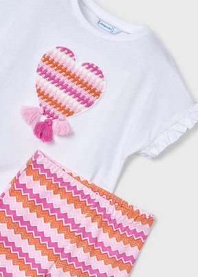 Conjunto Leggings Tobillero Malva