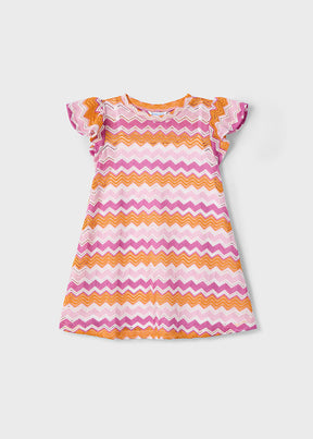 Vestido Punto Fantasía Malva