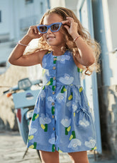 Vestido Estampado Cerulean