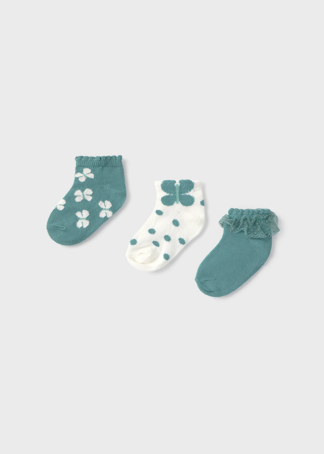 Set 3 Calcetines Turquoise