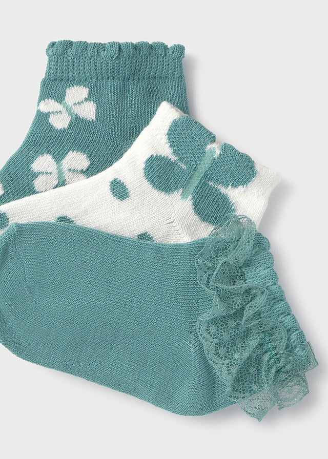 Set 3 Calcetines Turquoise