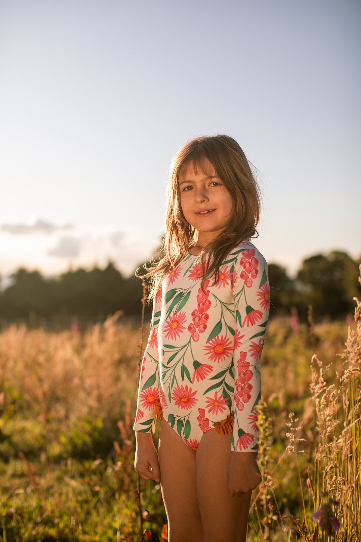 Vestido De Baño Baby Alana Longsleeve