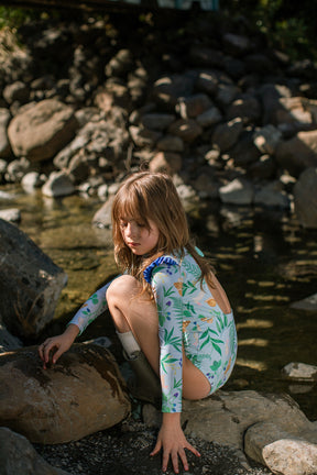 Vestido De Baño Baby Wings Longsleeve