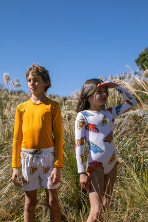 Vestido De Baño Knot Longsleeve