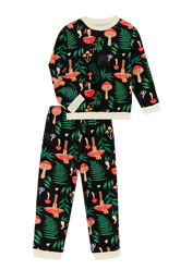 Set Pijama Unisex El Bosque De Albeart Negro