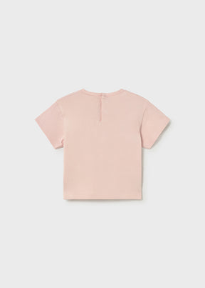 Camiseta Básica Peonia Cherry - Minibhu