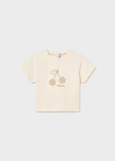 Camiseta Básica Cherry - Minibhu