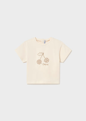 Camiseta Básica Cherry - Minibhu