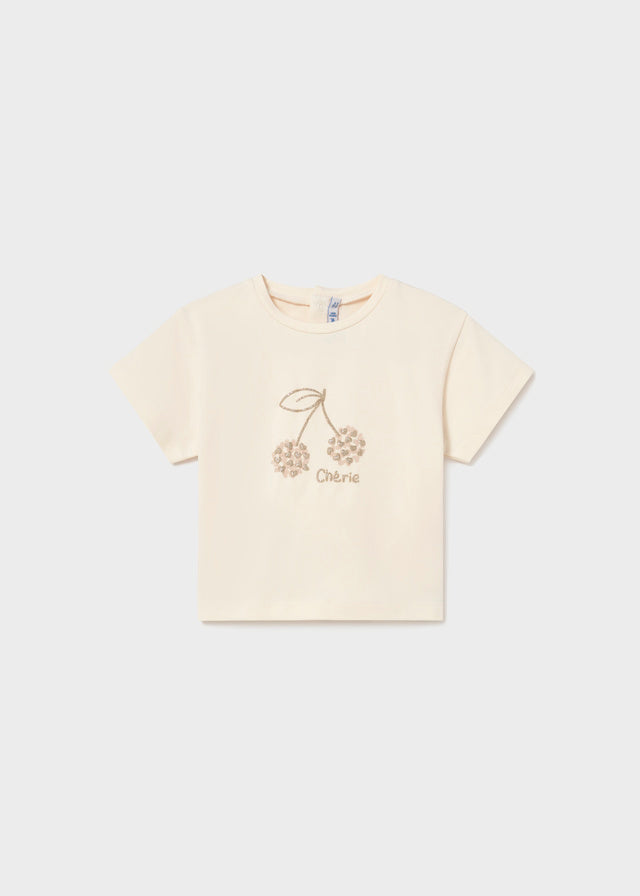 Camiseta Básica Cherry - Minibhu