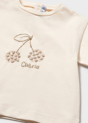 Camiseta Básica Cherry - Minibhu