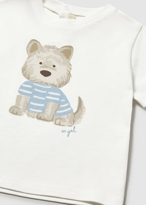 Camiseta Con Perro Randy Ceremonia - Minibhu