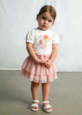 Camiseta Flora Baby - Minibhu