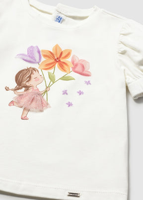 Camiseta Flora Baby - Minibhu
