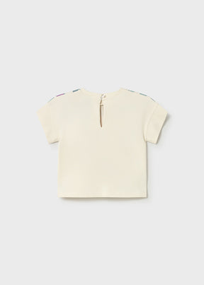 Camiseta Con Serigrafía Tulipa