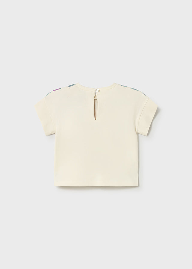 Camiseta Con Serigrafía Tulipa