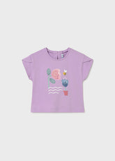 Camiseta Play Happy Lilac